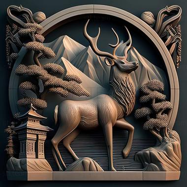 3D model Great Wall Deer (STL)